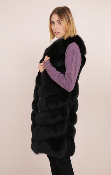Giubbotto Gilet in Pelliccia Giovanni Paris MAGGIE